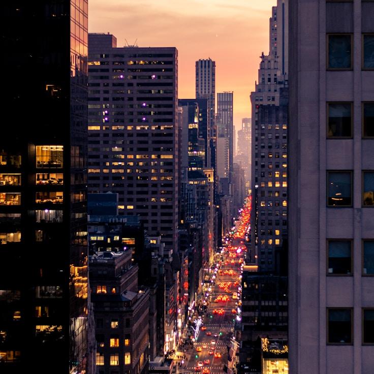 Sunset outdoors in Germany